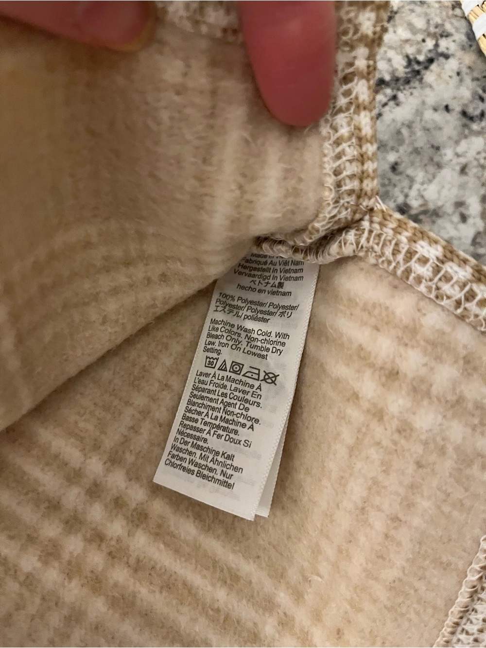J. Crew Camel and White Houndstooth Knit Pullover - Picture 3 of 3